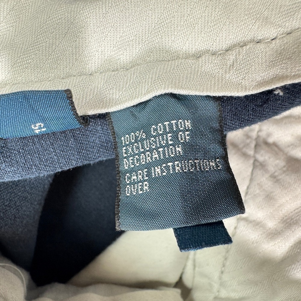 Polo Ralph Lauren Ethan Pant Mens 34x30 Navy Blue Pleated Chino Cotton Tag 34x32 - Picture 11 of 16